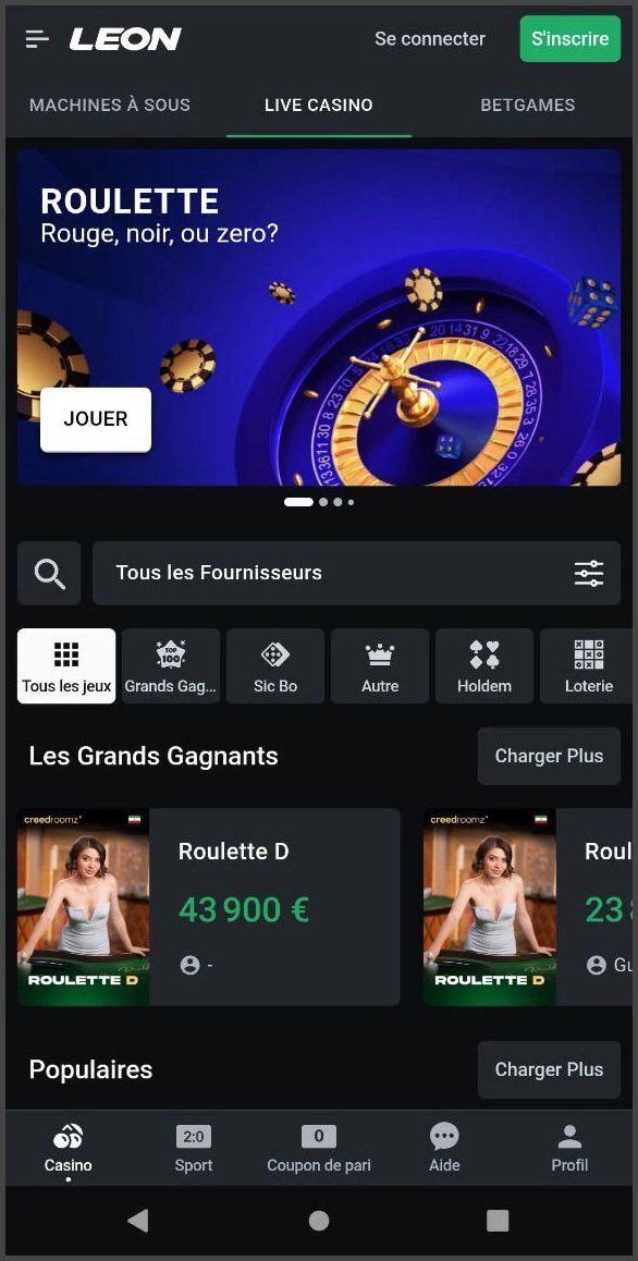 Un aperçu de casino leon Un aperçu de casino leon